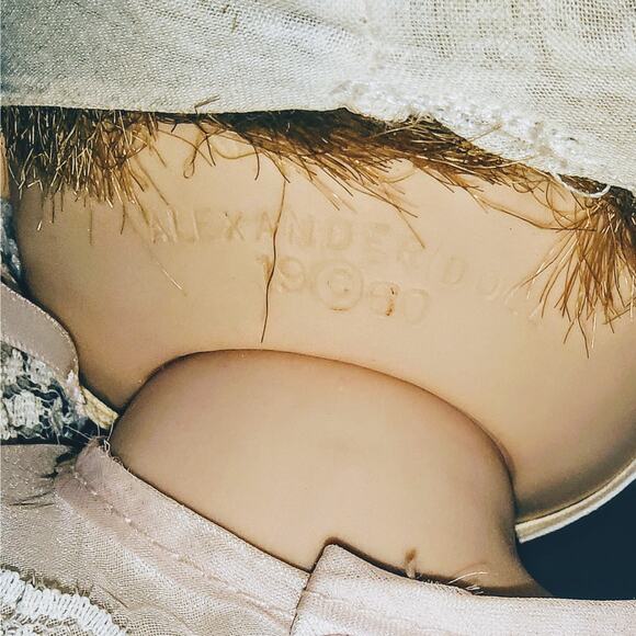 16" 1960 Madame Alexander Brown Eyed All Vinyl Baby Doll - Picture 8 of 13